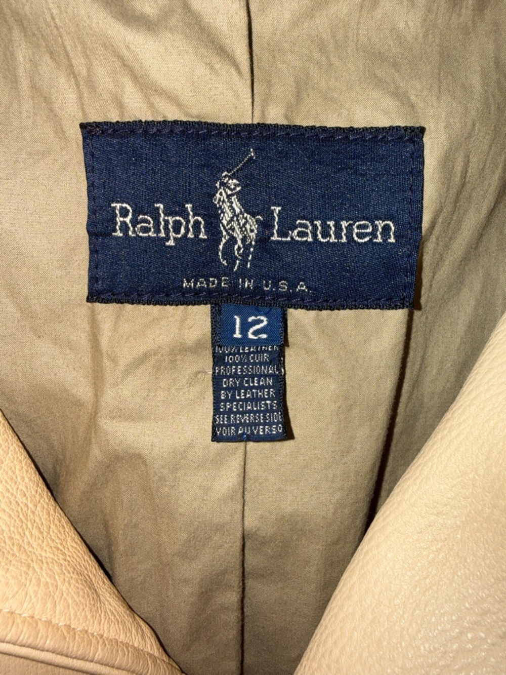 Vintage Ralph Lauren 70’s/Early 80’s Era Western Style Fringe Leather Jacket - Picture 4 of 13